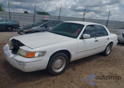 2000 Mercury Grand Marquis Ls z USA, uszkodzony, nr VIN 2MEFM75W1YX726692